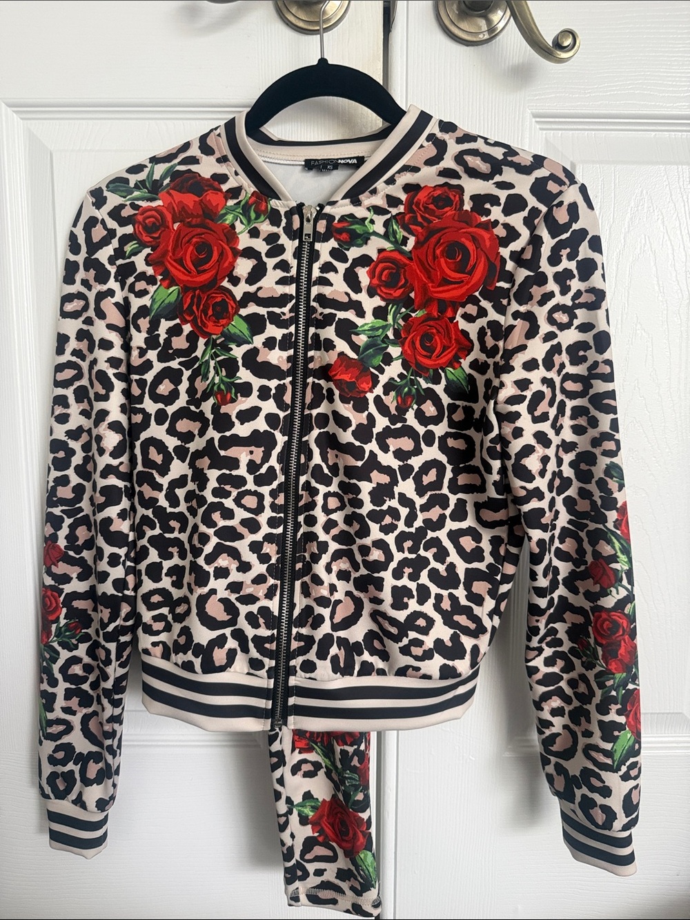 Fashion Nova On Lock Down Lounge Set - Leopard Size XS